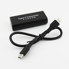 1x DC 5.5mm x 2.1mm to USB Type C Power Delivery PD Power Adapter Converter