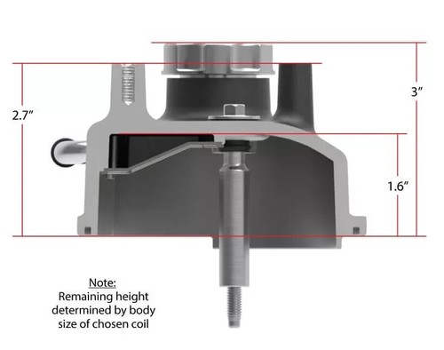 Holley 241-112 Aluminum Satin Black Tall LS Chevy Valve Covers LS1 LS2 LS3 LS6 7 - Afbeelding 2 van 5