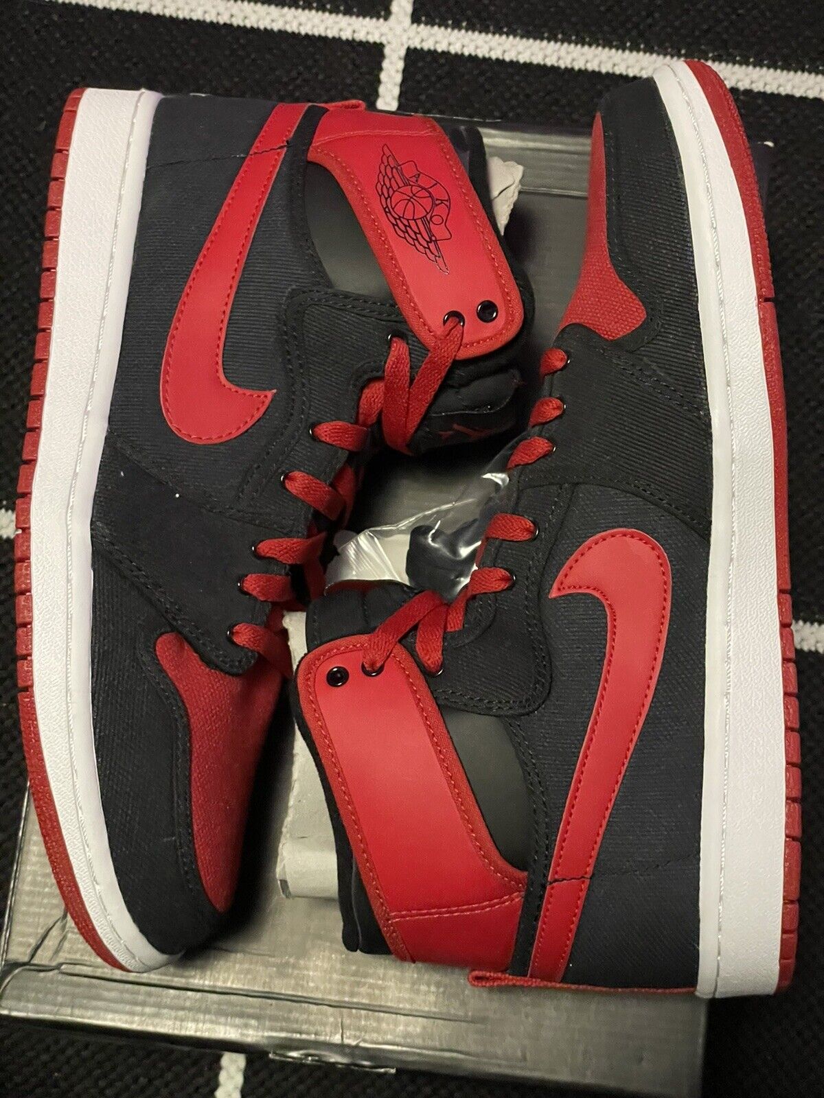 Nike Air Jordan 1 Retro KO HI BRED Size 10 402297-001 ROYAL BLACK TOE OG CHI