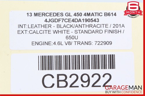 13-19 Mercedes X166 GL450 GL550 Complete Front & Rear Brake Rotor Disc Set of 4 - Picture 11 of 11