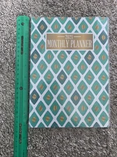 NEW 2021 Monthly Planner Multicolor Geometric 32 Pages Jan - Dec  Directory Page