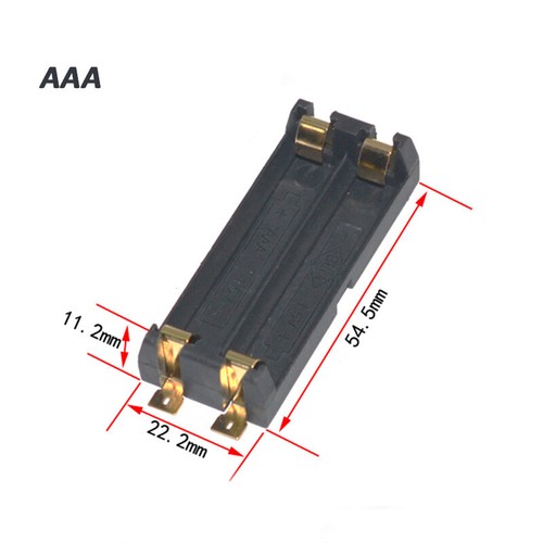 Estuche con soporte de batería SMT Estuche de almacenamiento de batería SMD AAA / AA / 26650 / 18650 - Imagen 8 de 11