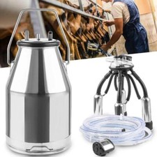 304 Stainless Steel Bucket Tank Bucket Milking Machine 25L Cow Milk Bucket！