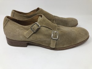 MOMA-Tan-Suede-Leather-Dress-Casual-Loafers-Shoes-Mens-Size-12-US-45-EUR