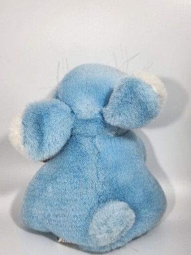 Vintage 1989 Summit Collection Heartwarmers Blue Bunny Rabbit Plush 7” - Picture 3 of 4