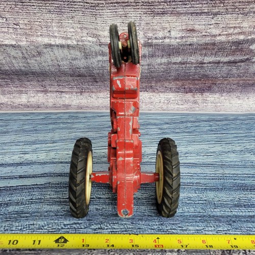 Vtg Ertl 1/16 scale International Harvester diecast n/frontend tractor red/white - Picture 9 of 9