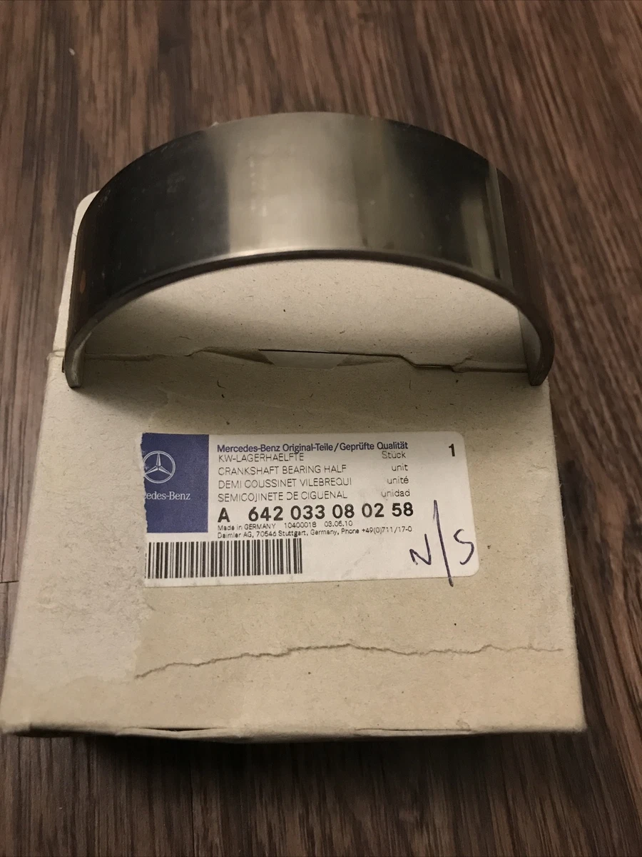 Brand New Crankshaft Bearing Half Genuine Mercedes - A642033080258  