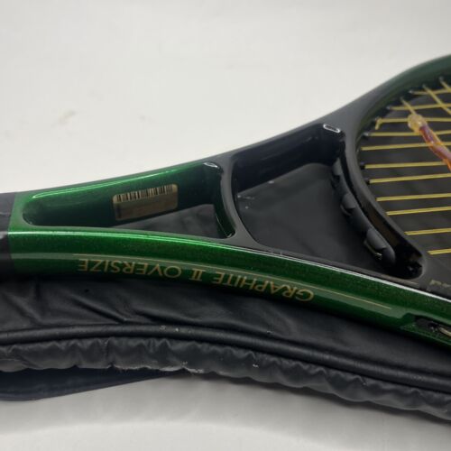 Racchetta da tennis Prince Graphite II oversize bella impugnatura in pelle con custodia - Foto 3 di 11