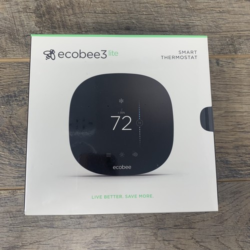Ecobee3 Lite Smart Thermostat & Room Sensors Bundle | Black — Brand New Sealed - Picture 2 of 6