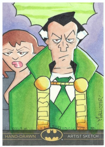 DC Comics Batman: The Legend Sketchkarte von Ra's al Ghul - Kryptozoikum 2012 - Bild 1 von 2