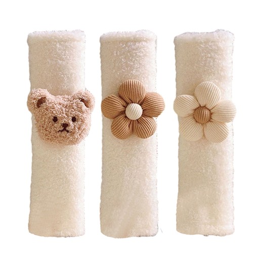 Velvet Seat Belt Cover Auto Plush Shoulder Pad for Seat Belt Soft Cute