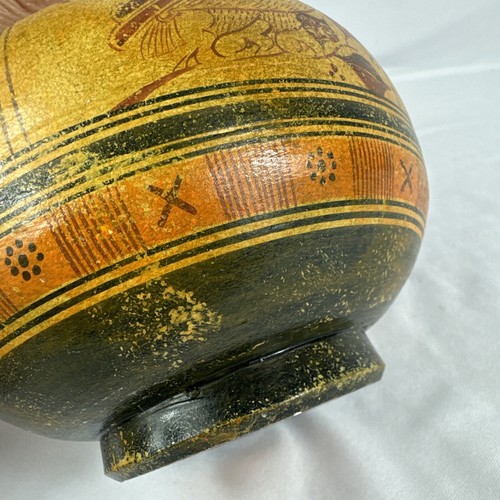 Hand Painted Copy Of Museum Ceramic Vase By C. Karmiris Geometric - 第 11/14 張圖片