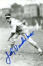 JOHNNY VANDER MEER Cincinnatti Reds DOUBLE NO HITTER AUTOGRAPHED PHOTO
