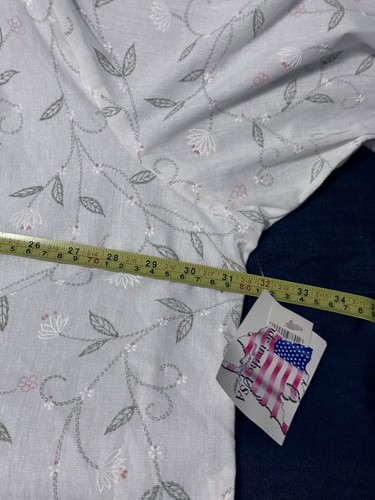 Vintage NEW! Willow Bay 4X 28W Blouse Button Down Padded Shoulder Made in USA - Bild 7 von 8