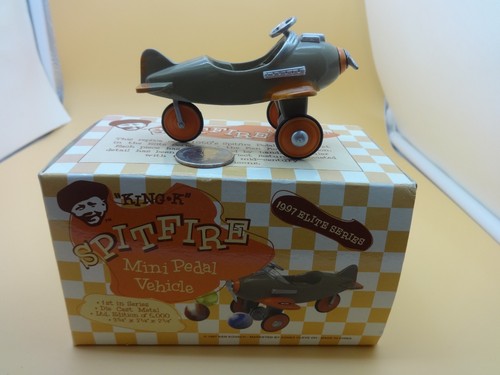 Avión de pedal de búsqueda Xonex escala 1:18 marrón/bronceado ""King K"" Spitfire - con caja - Imagen 2 de 8