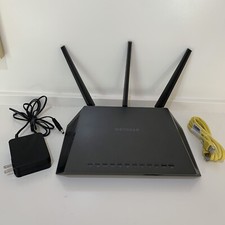 NETGEAR NIGHTHAWK AC1900 R7000 SMART WIFI ROUTER W/ ADAPTER & Ethernet Cable