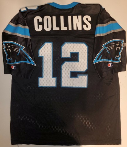 Kerry Collins #12 Carolina Panthers Champion NFL Jersey Size 48 Throwback - Picture 12 of 12