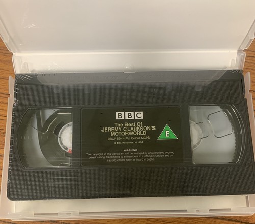 JEREMY CLARKSON - NEW SEALED - BBC VHS TIN Limited Edition 1999 Rare. VHS - Picture 6 of 6