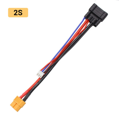 Adattatore cavo connettore bullet batteria 4S/3S/2S Lipo per Traxxas XT60 - Foto 6 di 8