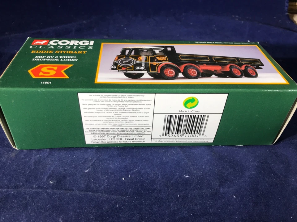Q-35 CORGI CLASSICS 1:50 SCALE DIE CAST - 11001 ERF KV 8 WHEEL DROPSIDE LORRY - Image 2 of 4