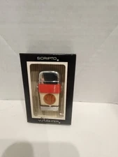Vintage Scripto VU Lighter Mini FIRE CHIEF with Red Band New in Box