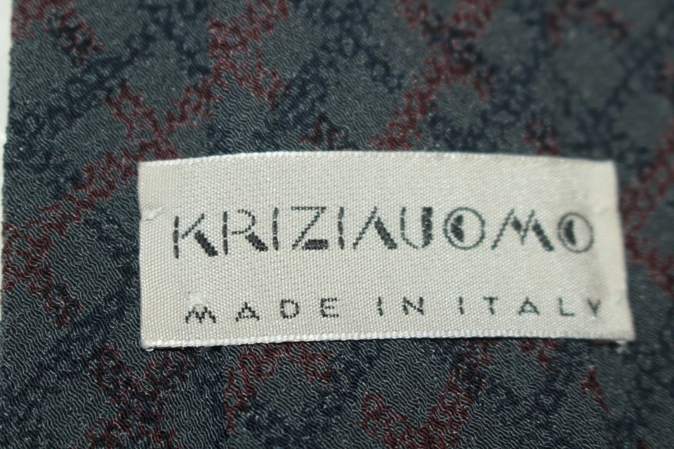 Corbata de seda KRIZIA hecha en Italia F69922 Foto 4 de 4