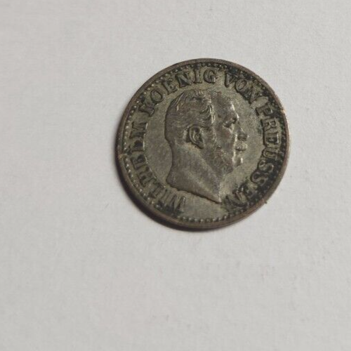Moneda de plata 1867 A 1/2 centavos de plata Alemania - Imagen 2 de 2