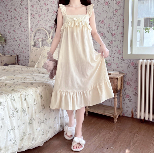 Ladies Girls Pajama Set Sleepwear Top Shorts Nightdress Ruffle Trim Loungewear - Bild 11 von 16