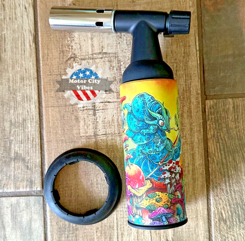 Special Blue Monster Butane Torch, Artist Series, We Have All 3 Available, New - Picture 6 of 9