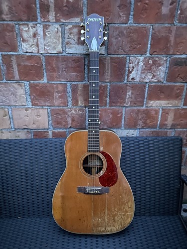 Gretsch 60's Sun Valley solid spruce top guitar acoustic w martin Gibson strings - Picture 3 of 11
