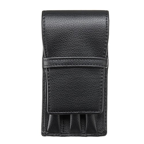 Leather Fountain Pen Case Holder Pouch Bag for Gift 3 Pens Roller Storage Holder - Picture 3 of 8