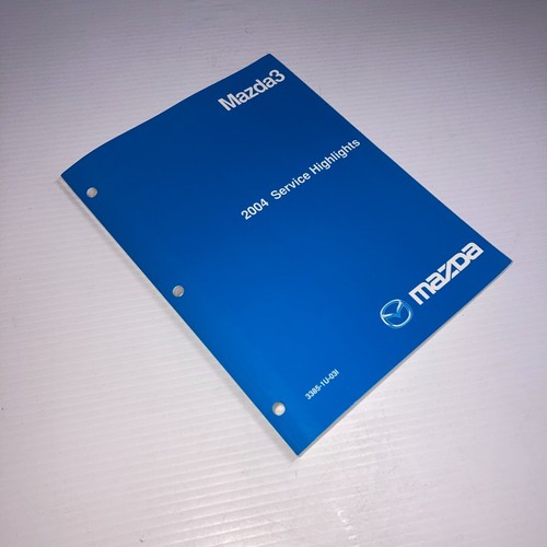 2004 Mazda Mazda3 Service Highlights Manual 3385-1U-031 - Picture 1 of 6