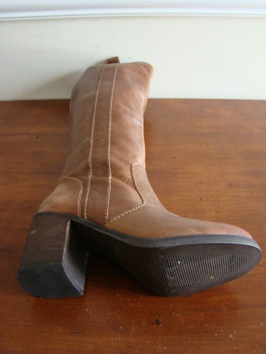 Steven by Steve Madden Women Shoes Size 6 M Distressed Knee High Brown Boots - Picture 8 of 8