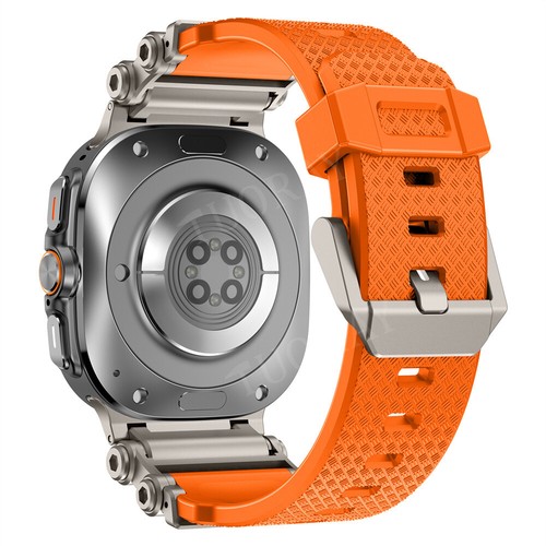 Silikon + Metall Uhrenarmband Für Samsung Galaxy Watch Ultra 47mm Armband Ersatz - Picture 3 of 89