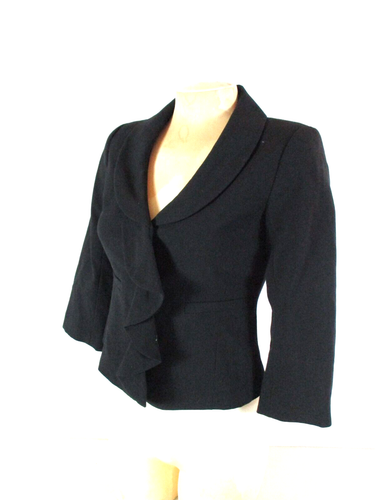 Loft donna 0P L/S giacca nera due bottoni FODERATA (C5) - Foto 3 di 9
