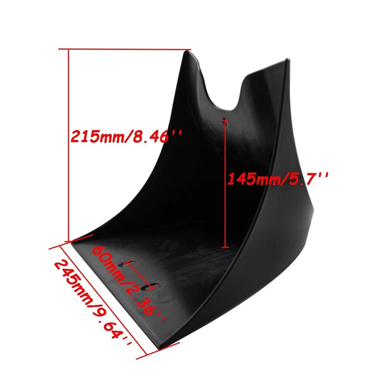 Carenado inferior del alerón delantero apto para Harley Dyna FXD FLSTF Softail FLHX FLTRF Foto 4 de 4