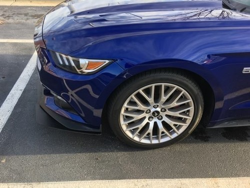 GT350R style FRONT SPLITTER for 2015-2017 MUSTANG non PP GT, V6 & Ecoboost - Picture 6 of 12