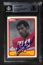 Bobby Bell Kansas City Chiefs 1989 Swell Greats #115 Signed Card BECKETT Bobby Bell Kansas City Chiefs 1989 Swell Greats #115 Signed Card BECKETT