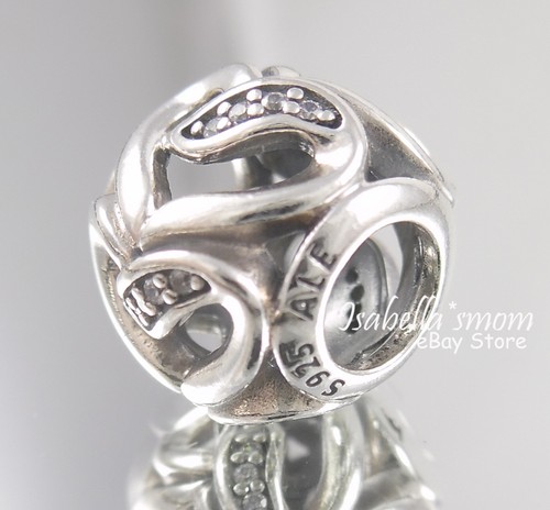 Nastri Di Love Autentico Pandora Argento/Cz Valentine Cuori Fascino / Bead Nuovo - Foto 3 di 4