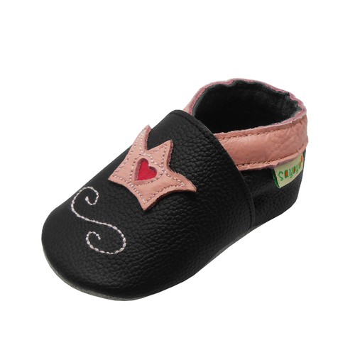 SAYOYO Baby Lauflernschuhe WeichesLeder Krabbelschuhe Babyschuhe 0-36 Monate - Bild 19 von 57