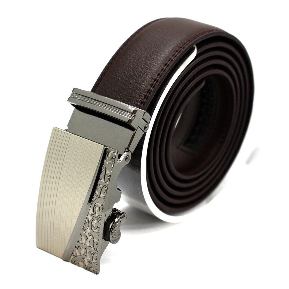 Made In Italy Men's Belt - Ancient Kraken Plaque Buckle With Tan Cowhide Leather Strap, Size 36
