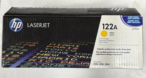 original HP Toner Q3962A 122A Yellow  LaserJet 2250 2820 2840