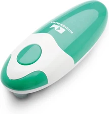 Kitchen Mama Auto Electric Can Opener : Open Cans with A Simple Press (TEAL)