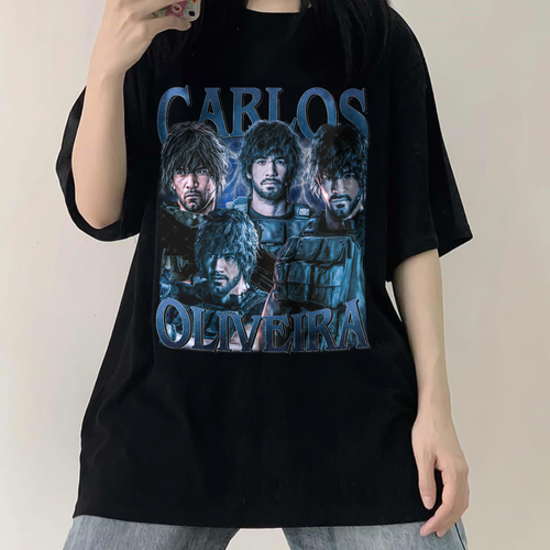 Limited Carlos Graphic Vintage Movie T-shirt, Gift For Women and Man Unisex Tees - Picture 5 of 11