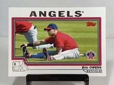 2003 Topps Eric Owens #124 Anaheim Angels Baseball Card
