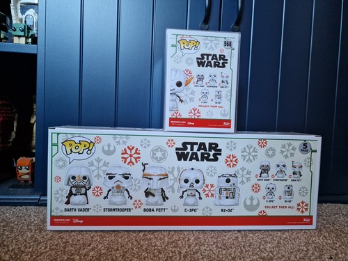 Funko POP! Star Wars Snowmen 5-pack and #568 Vinyl Figures New - Picture 3 of 6