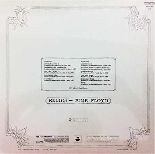 Pink Floyd - Relics - Remastered - Brand New/Sealed Vinyl - Imagen 2 de 5