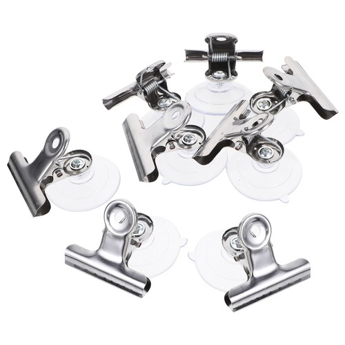 8 Pcs Suction Cup for Shower Curtain Paper Clamps Suctions