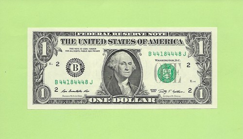 2009 ..UNCIRC $1 B 4418 4448 J .... 2009 $1 B-J POKER NOTE 5-4's - Bild 1 von 2