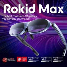ROKID MAX AR Smart Glasses   160  OLED Display, 120Hz, HDCP, 50  FOV, Cloud Game